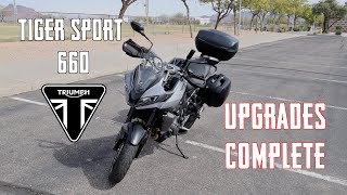 Upgrades Complete  Triumph Tiger Sport 660 [upl. by Ppik449]