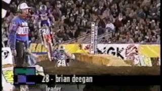 Metal Mulisha  Deegan Ghostride 1997 LA Coliseum supercross [upl. by Toland]