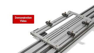 Demonstration Video Premium Guide Rail Saw Base Kit  R9510 [upl. by Htebasyle]