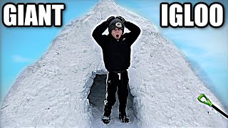 I Built the Worlds Biggest Igloo [upl. by Aratahc435]