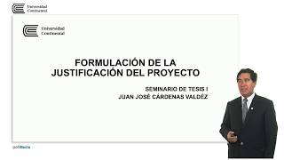 Formulación de la justificación del proyecto [upl. by Aziram674]