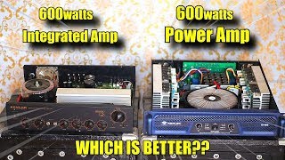 Integrated Amp VS Power Amplifier  Kevler Amplifiers [upl. by Jephthah]