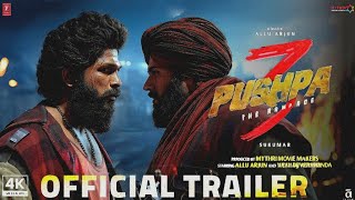 PUSHPA 3  The Rampage Notion Trailer Allu Arjun  Rashmika  Vijay Devarakonda  Sukumar  2025 [upl. by Domeniga]