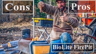 BioLite Smokeless FirePit Pros and Cons Review [upl. by Nayar]