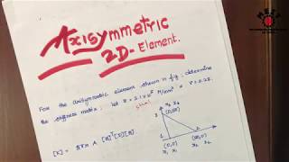 Axisymmetric 2D element problem  Finite element Analysis  FEA in Tamil [upl. by Lap]