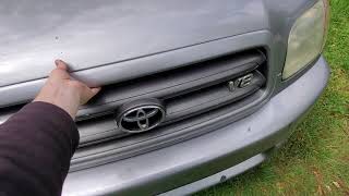 Fixing hood latch on Toyota Sequoia and other Toyotas [upl. by Hazem]