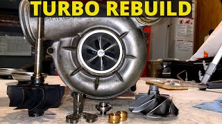 Ford 73 Powerstroke Turbo Rebuild Part 2 Reassembly [upl. by Ethelred]