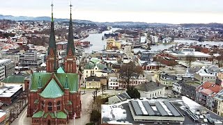 Skien Norway  Grenland Drone Video  Vestfold og Telemark 🇳🇴 [upl. by Malachi666]