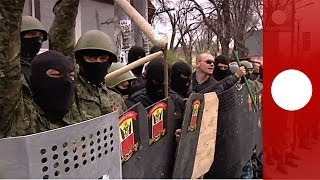 Ukraine Clashes in Odessa as proRussian protesters demand to hold referendum [upl. by Dynah]