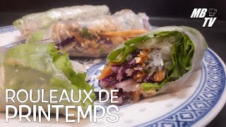 Recette Rouleaux de Printemps [upl. by Amorette418]