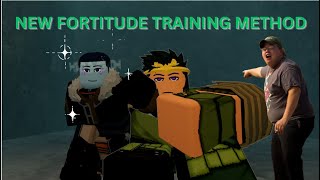 New Fortitude Training Method deepwoken [upl. by Idnor974]