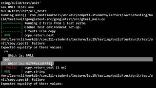 LS332  C  Unit Testing Introduction with Google Test [upl. by Eldnik]