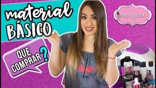 MATERIAL BÁSICO para PONER UÑAS ACRILICAS  PRINCIPIANTES [upl. by Afton912]