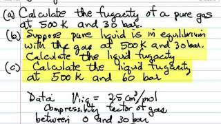 Fugacity of a Single Component [upl. by Moffat496]