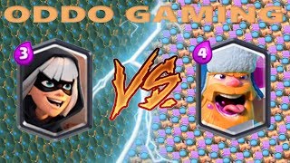 BANDIT VS LUMBERJACK  CLASH ROYALE BATTLE 77 [upl. by Dibri993]