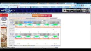 1 using windguru weather forecast [upl. by Fi298]