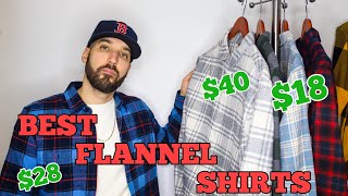 THE BEST FLANNEL SHIRTS YOU CAN BUY RIGHT NOW  AFFORDABLE FLANNELS [upl. by Ianteen850]