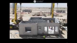 Gulf Precast  Villa Superstructure Timelapse [upl. by Rettuc]