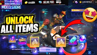 FREE FIRE NEW MOCO STORE EVENT UNLOCK ALL ITEM  COBRA BIKE IN MOCO HACKER STORE EVENT  BOOM FF [upl. by Lenahc]