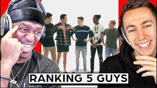 Ranking Men By Attractiveness  5 Guys vs 5 Girls [upl. by Leirej]