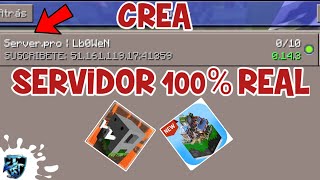 COMO CREAR UN SERVIDOR PARA CRAFTSMAN Y MASTERCRAFT 100 REAL [upl. by Dopp734]