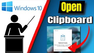 How To Open The Clipboard In Windows 10 [upl. by Jena]