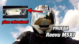 Casco Reevu MSX1 con retrovisor Prueba a fondo FullHD [upl. by Layap912]