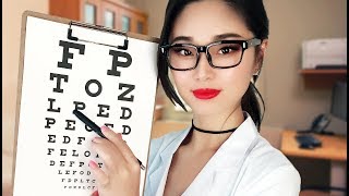 ASMR Eye Exam and Glasses Fitting Doctor Roleplay [upl. by Ijneb163]