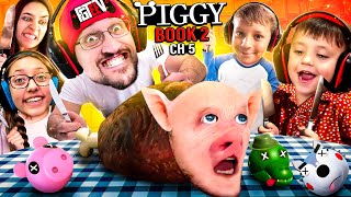 PIGGY for LUNCH FGTeeV Fam SEWERS Escape ROBLOX Book 2 Ch 5 GameplaySkit [upl. by Mosra397]