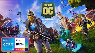 Fortnite  Gameplay  Intel Core i5 1135g7  Iris Xe Graphics [upl. by Idahs]