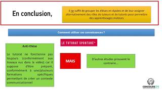 Le tutorat  quoi comment et pour qui [upl. by Ragg]