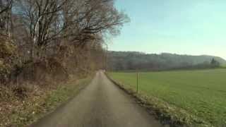 Driving in Zürich and Aargau Countryside Switzerland 122013 FullHD [upl. by Yniattirb477]