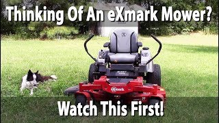 If Youre Thinking About Buying An Exmark Mower Watch This Video New Quest S Review [upl. by Aramenta986]