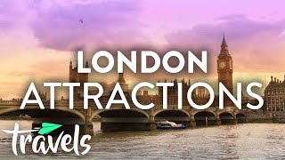 Top 10 MustSee Attractions in London  MojoTravels [upl. by Simaj]