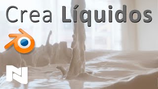 Crear líquidos en Blender 💧 Blender español para principiantes Físicas de fluidos Mantaflow [upl. by Koloski513]