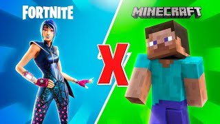 FORTNITE X MINECRAFT [upl. by Ebneter400]