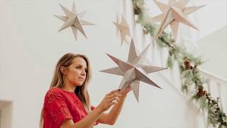 How to make Paper hanging stars [upl. by Silrac]