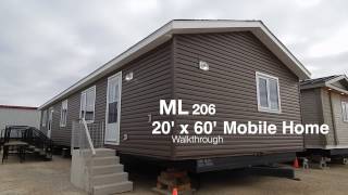 Mainline Series Mobile Home for Sale  20 x 60 ft 2 bedroom 2 bath 1200 sqft [upl. by Chandler]