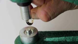 How to Install Grommets with KAM Table Snap Press [upl. by Naivat792]