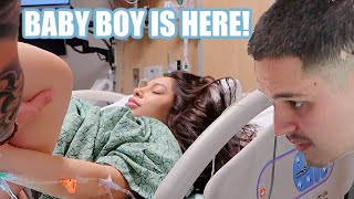 OFFICIAL LABOR amp DELIVERY VIDEO  BABY BOY IS HERE [upl. by Lehcyar]