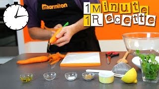 1 Minute 1 Recette  Carottes à la marocaine [upl. by Ethelind]