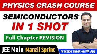 SEMICONDUCTORS in One Shot  Full Chapter Revision  Class 12  JEE Main [upl. by Htabazile]