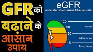 GFR लेवल को बढ़ाने के घरेलु उपाय  How to Increase GFR Levels Naturally  Improve eGFR [upl. by Senoj]