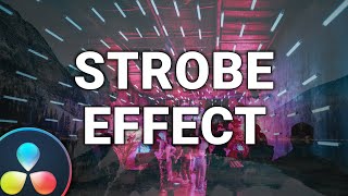 EASY STROBE EFFECT  A Davinci Resolve Tutorial [upl. by Ecnarolf]