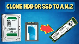 Clone your HDD or SSD to M2 NVMe 2021 Guide [upl. by Friederike]