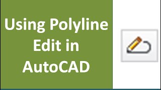 Polyline edit command of AutoCAD with all subcommand [upl. by Iretak385]