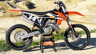 First Ride 2021 KTM 125SX Two Stroke  Motocross Action Magazine [upl. by Prunella]