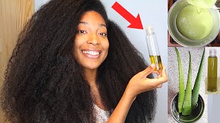 How To Properly Make Aloe vera Oil For Extreme Hair Growth [upl. by Arahsak]