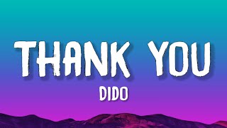 Dido  Thank You Lyrics [upl. by Victorie]