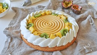 Tarte exotique mangue passion [upl. by Amorita]